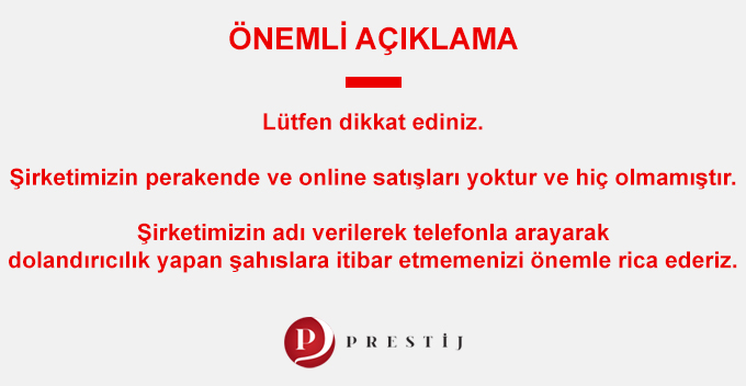 Prestij - Uyarı
